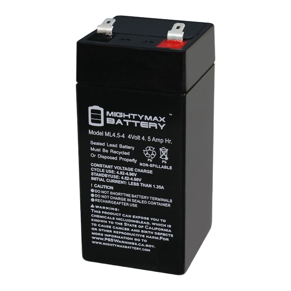 4 Volt 4.5 Ah SLA Replacement Battery For Sonnenschein PS445 - 3 Pack